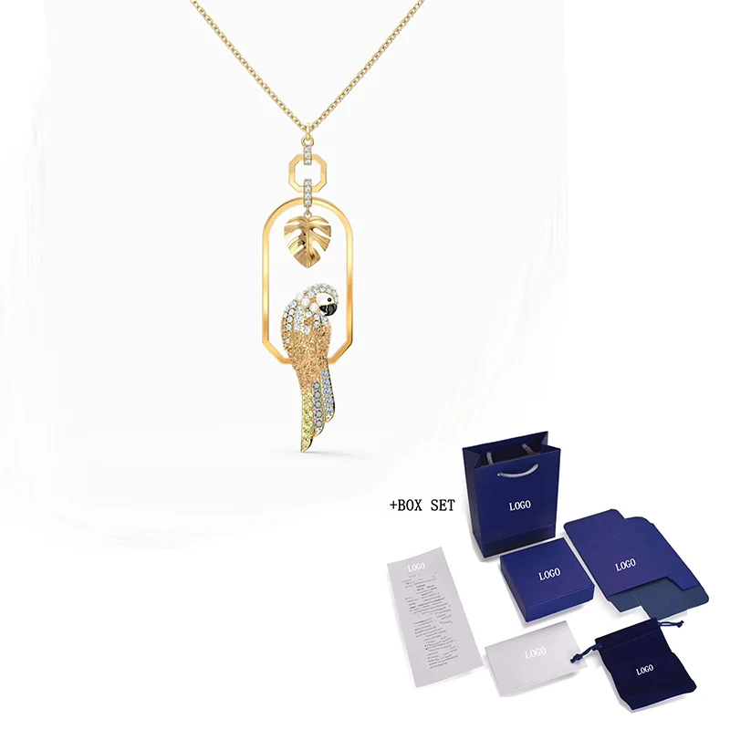 SWA New TROPICAL PARROT Necklace Light 