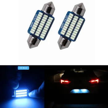 

2x Car Led Canbus Festoon 36mm C5W Lamp License Plate Lights For Volkswagen VW Golf 3 4 5 6 Passat B6 B5 3C Polo12v Error Free