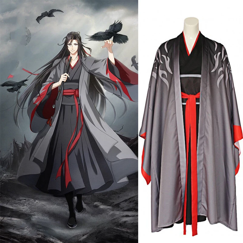 

Chinese Style Wei Wuxian Cosplay Costumes Mo Dao Zu Shi Cosplay Grandmaster Of Cultivation Costume Yiling Patriarch Anime Clothe
