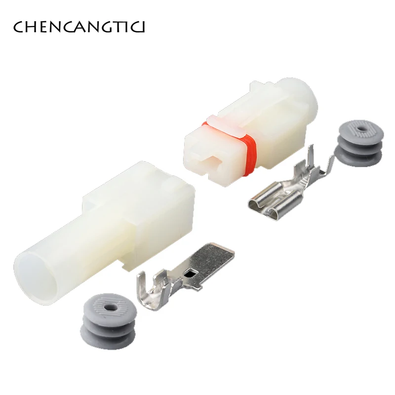 

1 Set 1 Pin Waterproof Automotive Cable Harness Connector 7.8 MM Male Female Socket Plug for Cars H0501-1P DJ7013-7.8-11