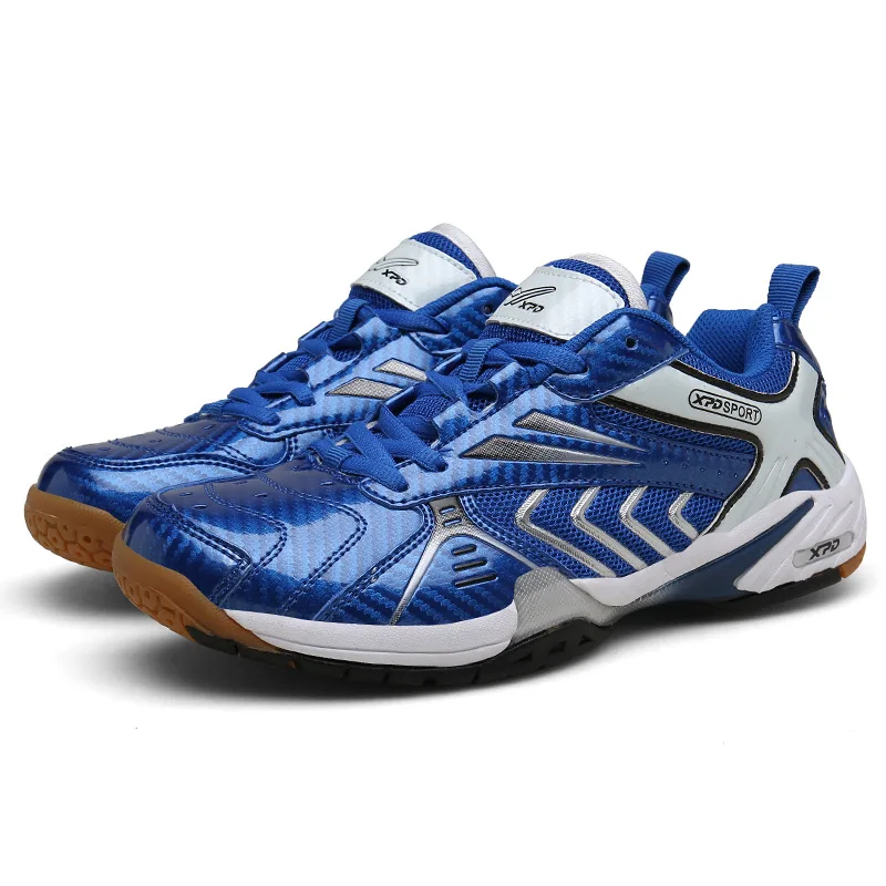 Мужская обувь для тенниса; амортизирующие кроссовки; Мужская Спортивная обувь; обувь для прогулок и бега; chaussure homme; спортивная мужская обувь для фитнеса и тренировок - Цвет: Синий