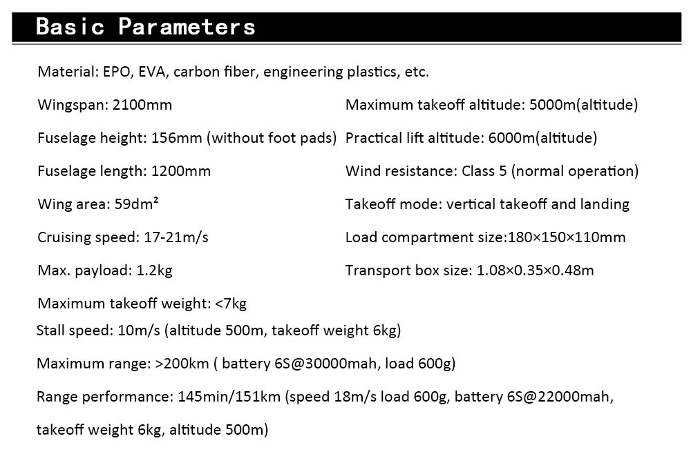 Makeflyeasy Striver mini (Hand Version), maximum takeoff weight: 7kg Stall speed: 1Om/s (