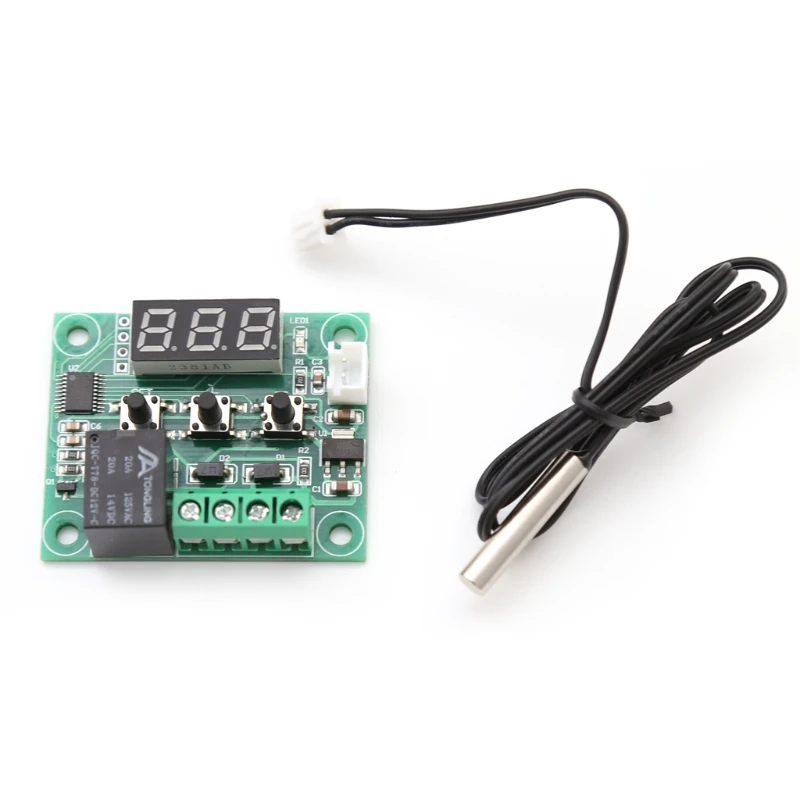 

Drop Shipping DC 12V W1209 Digital Cool Heat Temp Thermostat Thermometer Temperature Controller