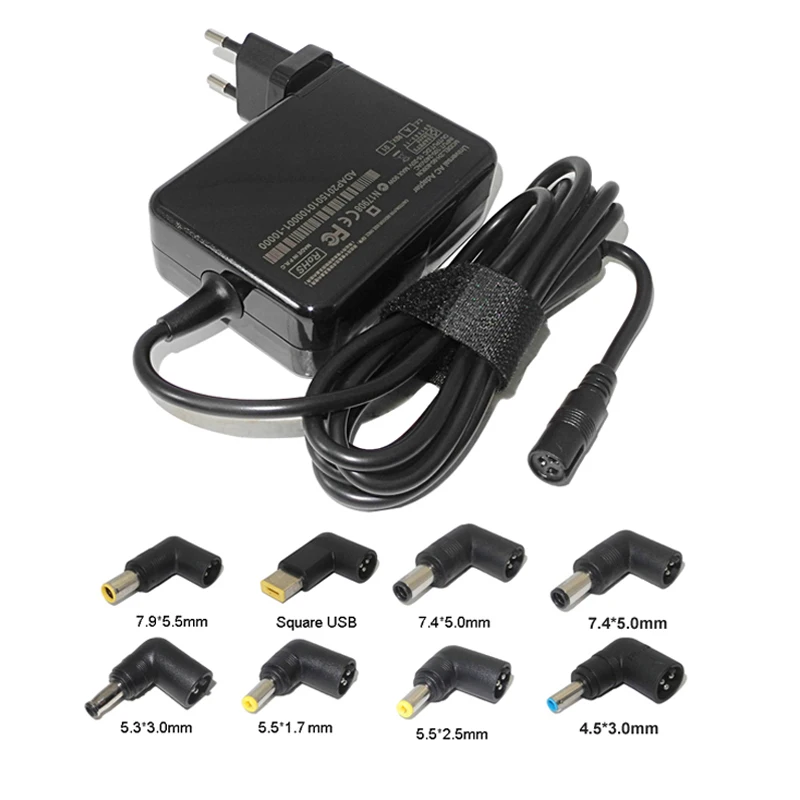 90w Universal Laptop Charger 15v20v Automatic Voltage Ac Power Adapter
