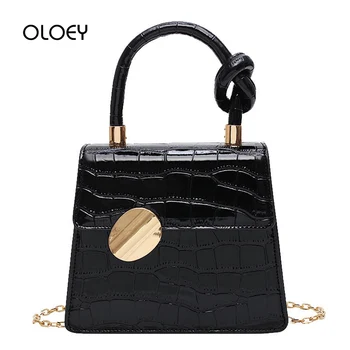 

Luxury Pu Women's Handbag Fashion Character Printed Solid Shoulder Crossbody Bags for Women Designer Leather Knot Top-handle Bag
