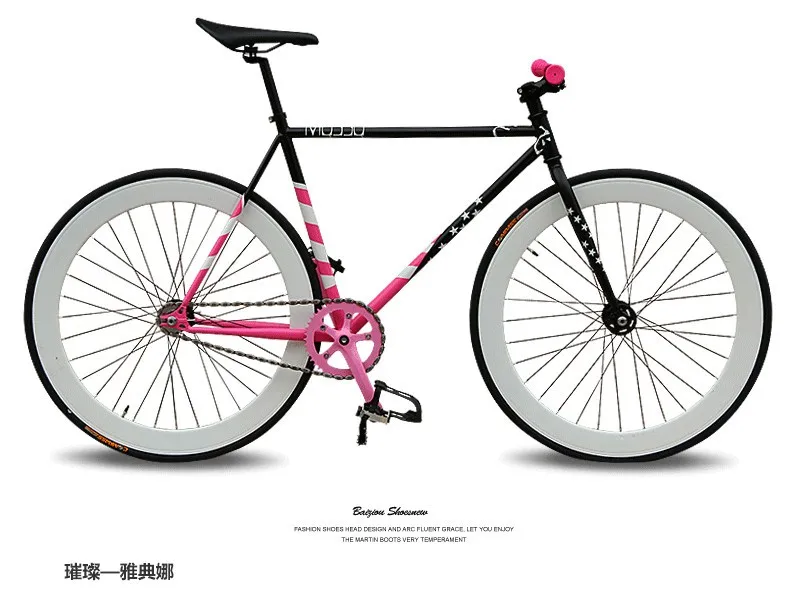 Sale Original X-Front brand fixie Bicycle Fixed gear 46cm 52cm DIY single speed road bike track Flag bicicleta  fixie bicycle 24