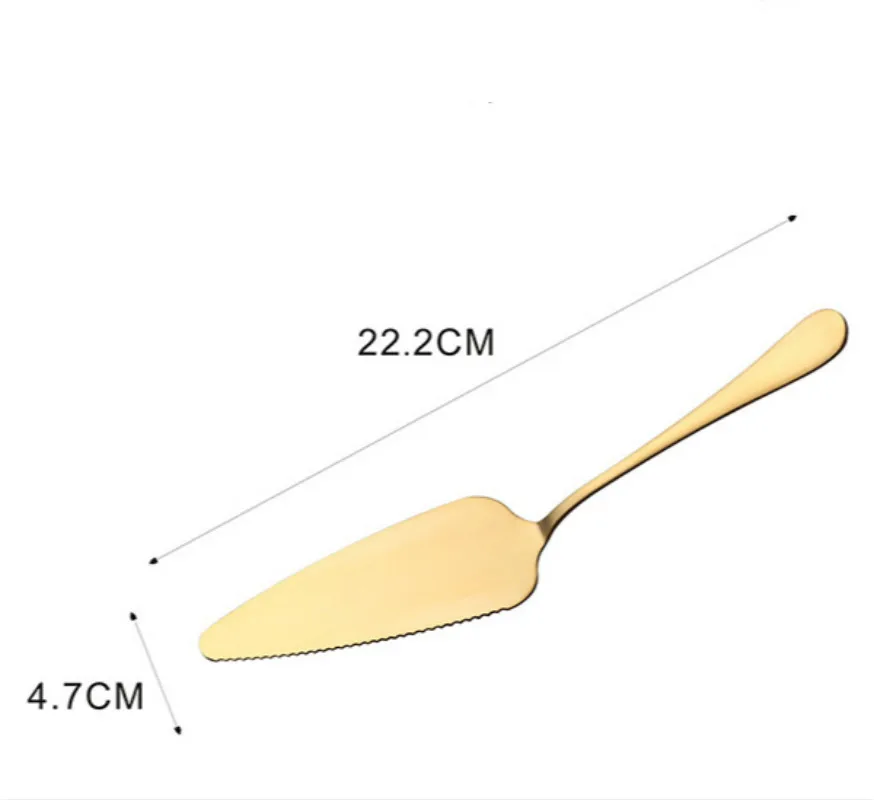 1 шт. Красочные Нержавеющая сталь зубчатые края торт сервер лезвие резак пирог пицца Лопата торт шпатель инструмент для выпечки