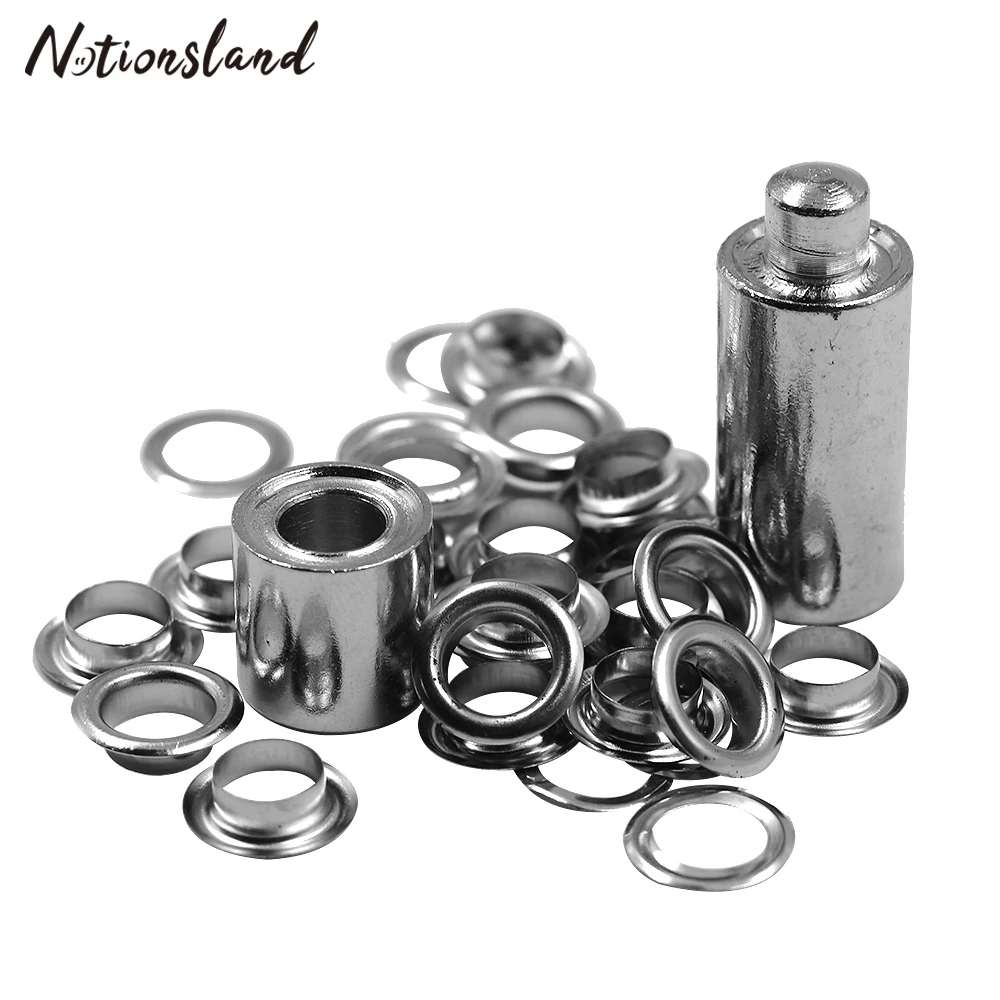 1 набор металлических люверсов инструмент с люверсами для кожевенного ремесла