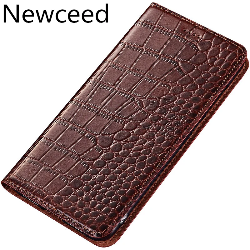 

Crocodile pattern genuine leather card slot holder case for Sony Xperia L3 case for Sony Xperia L2 holster cover case coque