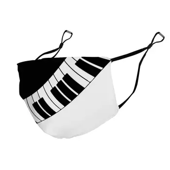 

CIGOCI Fashion Earloop Mouth Mask, Anti-Dust Pollenm Mouth-Muffle with Adjustable Elastic Band - Windproof Piano Keys Half Face