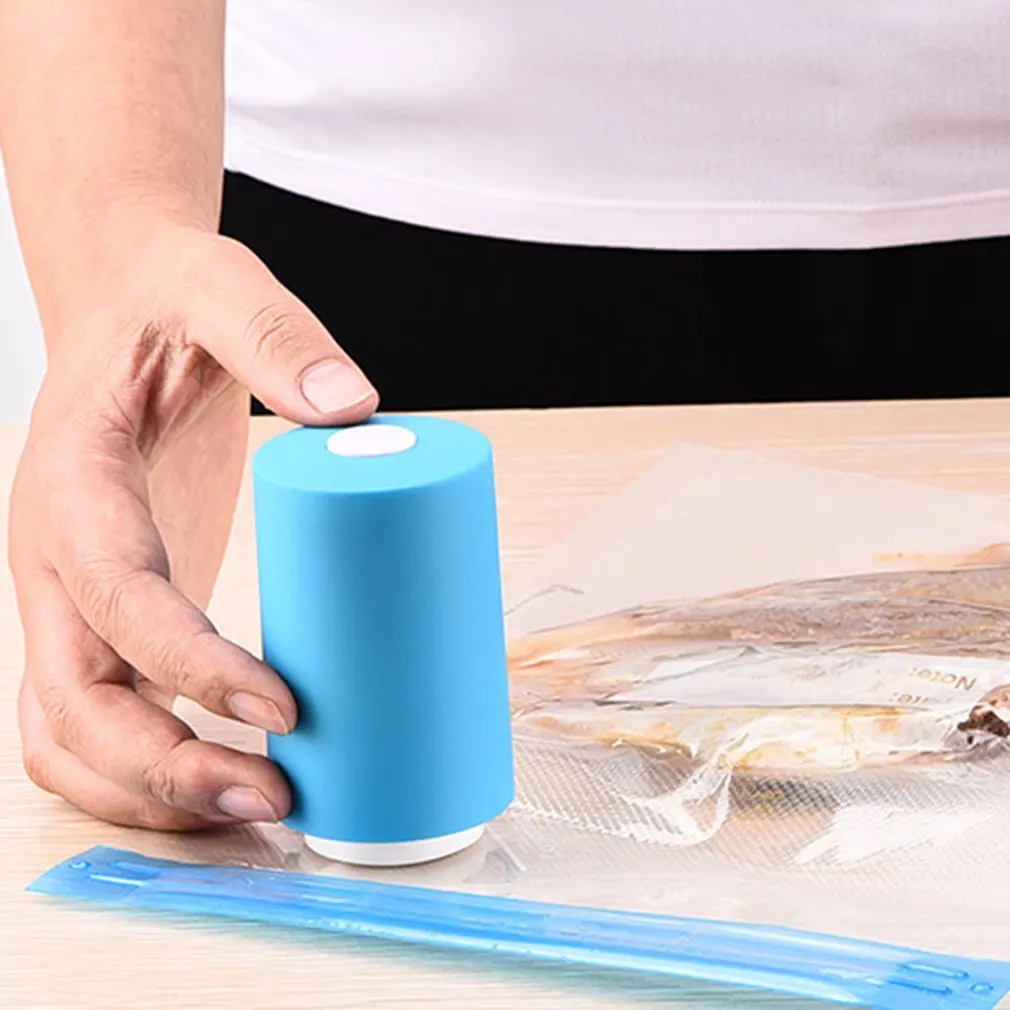 Portable Size Handheld Household Use Food Saver Plastic Vacuum Packaging Machine Electric Food Vacuum Sealer Tools