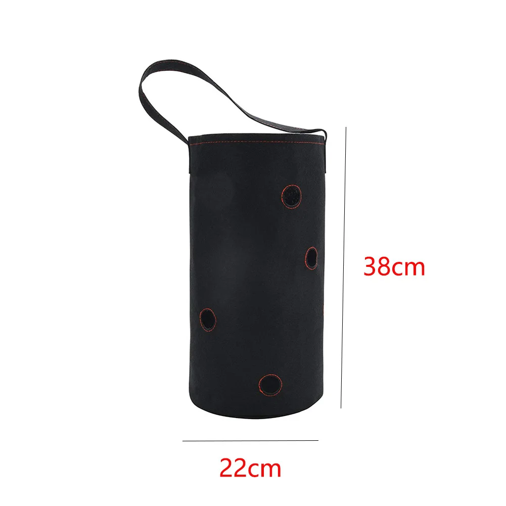 Flower Grow Bag Planting Container Non-woven Herb Tomato Vegetable Strawberry Cultivation Anti-Corrosion Hanging Pouch Potato