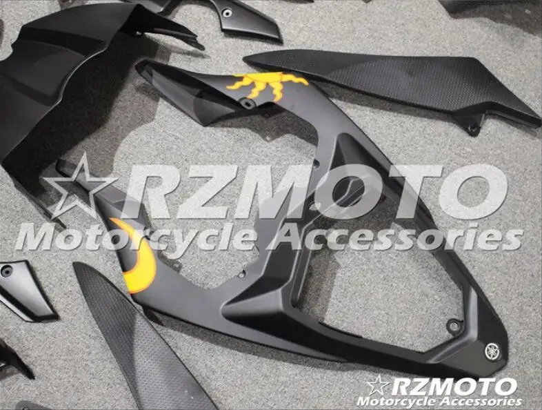ABS форма мотоцикла Обтекатели подходят для Yamaha YZF-1000-R1 2009 2010 2011 09 10 11 обтекатель кузова Набор матовый черный серебристый