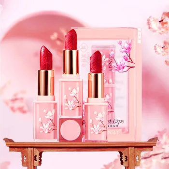 

Carved Velvet Matte Lipstick Female Cheap Student Non-Fading Non-Stick Cup Moisturizing All-Match Cosmetics