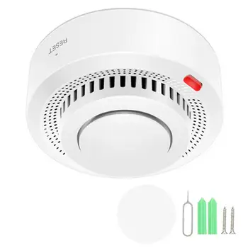 

WiFi Smoke Detector Fire Protection Alarm Sensor Smart Home Security System for Tuya Hot Sale