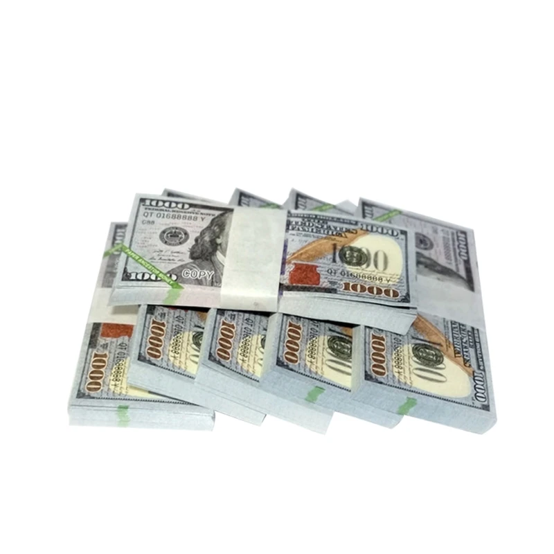 Billets de banque en papier, accessoire de banque du paradis, Dollar (us. 1000) Feng