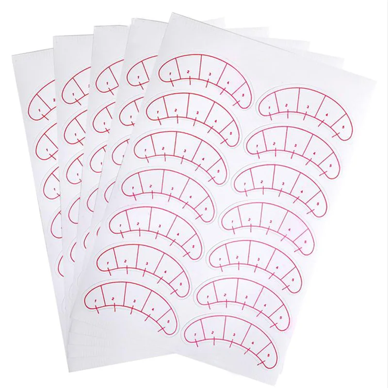 70 pairs Falsche wimpern Augen Aufkleber Wimpern Verlängerung Grafted Wimpern Eye Pads Papier Patches Wraps Praxis Patches Make-Up-Tool