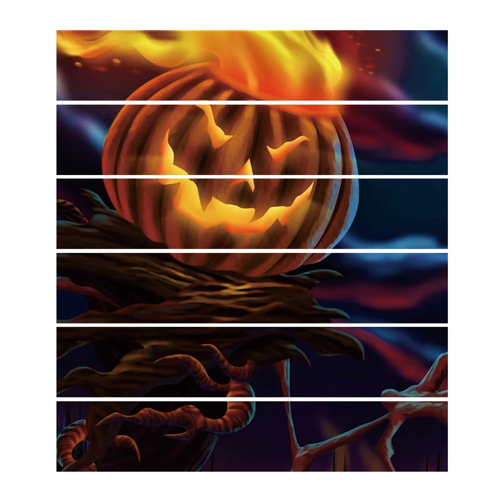 6pcs/set 3D Stair Decals Stickers Stair  Decals Staircase Sticker