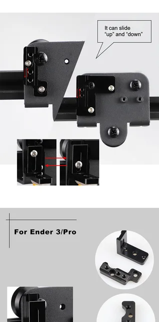 Ender 3 / Pro Ender 3-v2 3D Touch BL Touch Auto Leveling Sensor Bracket  Sliding Support - AliExpress