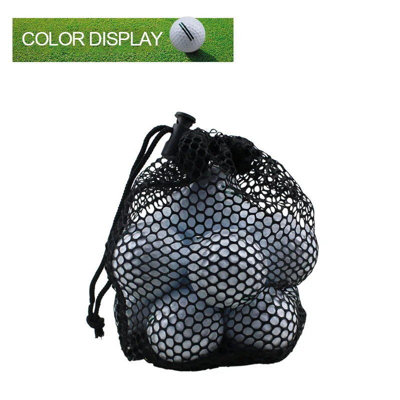 distância bolas com saco de armazenamento branco Color-12pcs saco