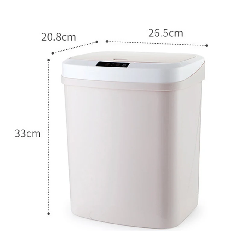 

16L Home Intelligent Trash Can Battery Version low power Induction Garbage Bin Eco-friendly Waste Bins for Kitchen Bathroom