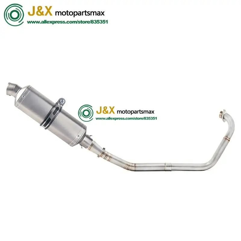 Полная выхлопная система мотоцикла Escape slip on для yamaha YZF R15 MT15 MT-15 2008- средняя труба глушителя DB-Killer