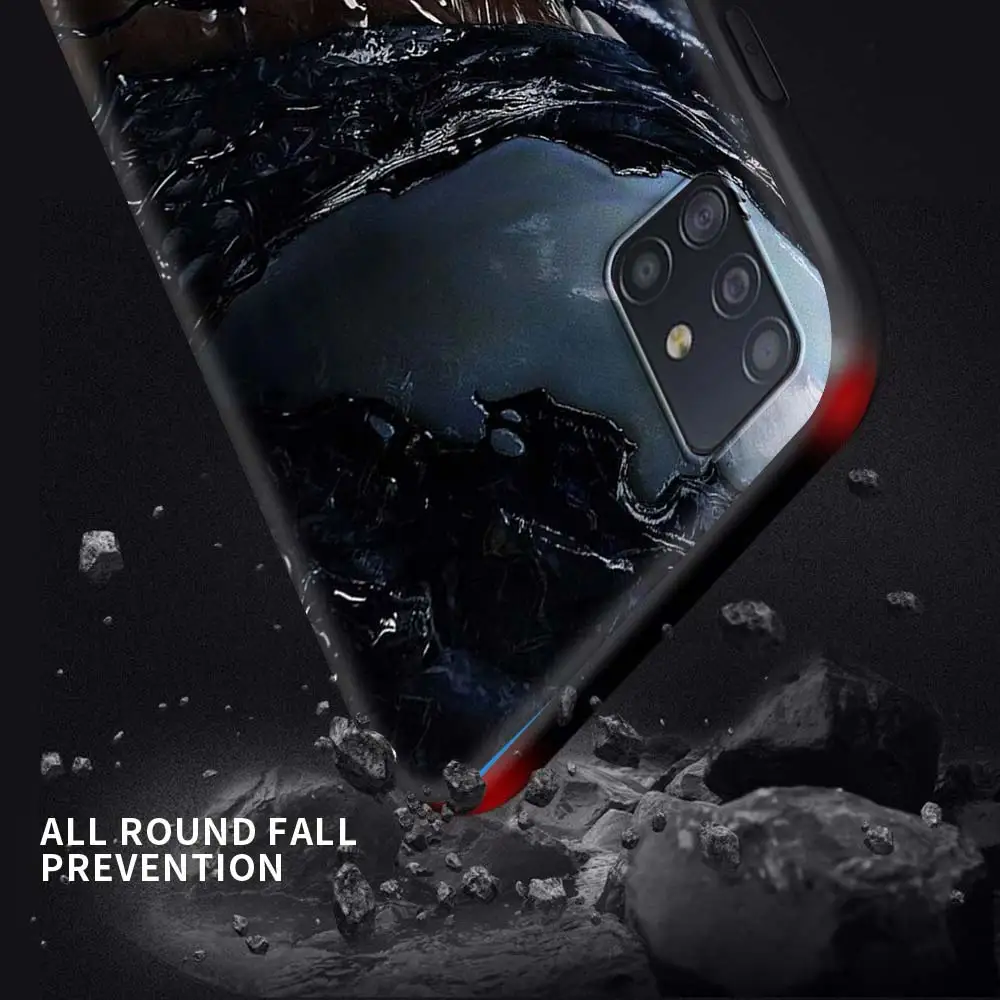 Phone Case For Samsung Galaxy A22 A51 A12 A71 A52 A72 A11 A41 A31 4G A32 A51 5G Soft Fundas Marvel Super Hero Venom