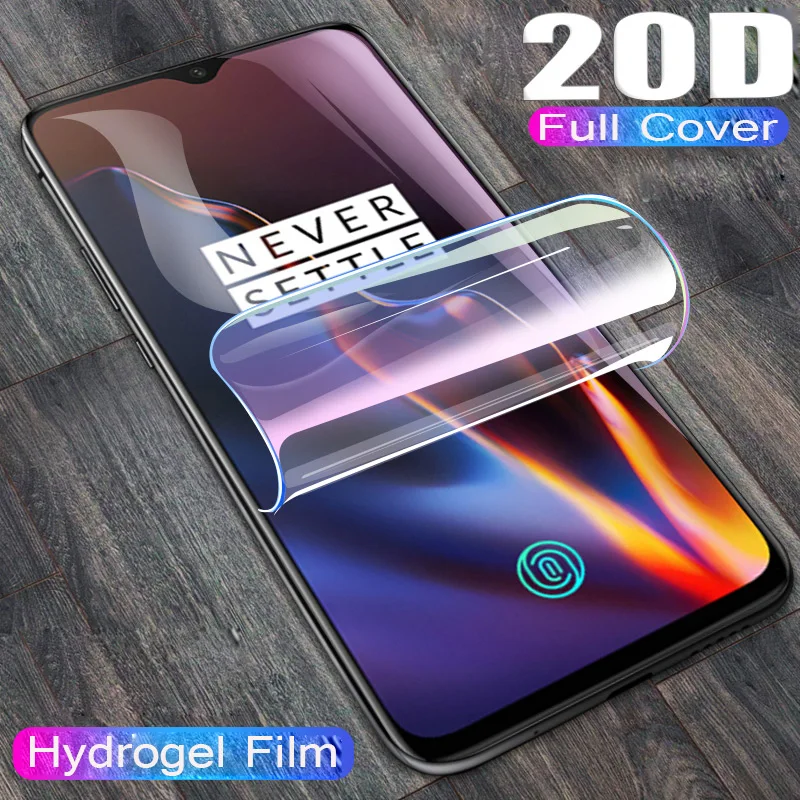 

30D Screen Protector Film On The For Oneplus 7 Pro 7 5 6 Full Full coverage Protective For Oneplus 5T 6T Cuved Hydrogel Film