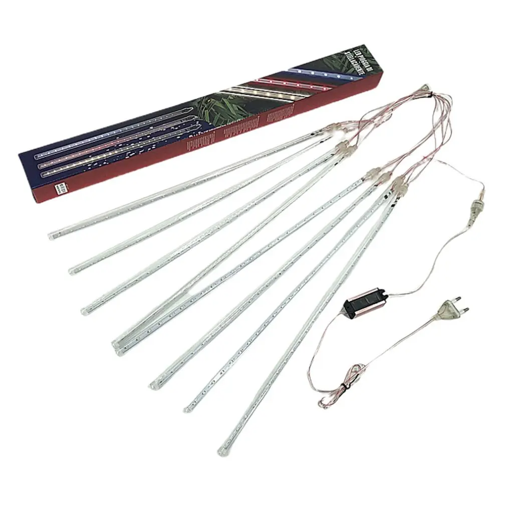 Waterproof LED Meteor Shower Rain Lights Falling String For Outdoor Home Garden Party Wedding Decor Tree | Лампы и освещение