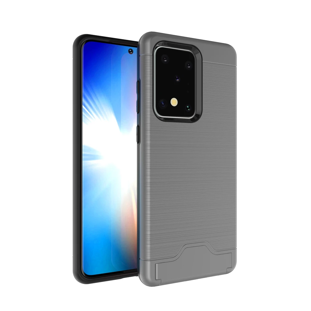 Чехол для Samsung Galaxy S20 Ultra Plus TPU + PC гибридный защитный чехол матовый с отделением