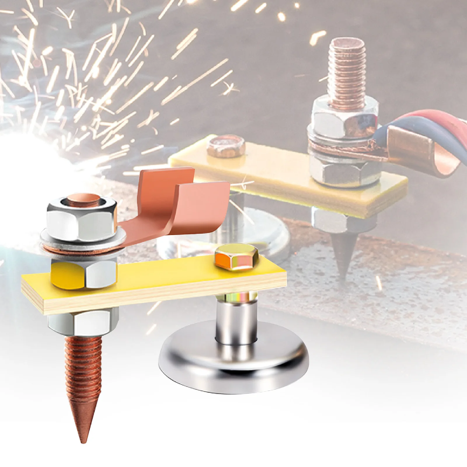 gasless aluminium mig wire 1 Pcs Magnetic Welding Retainer Head Tail Spotter Connector Spotter Tools Welding Machine Strong Magnetism Absorbable Weight 3KG lowes welding helmet
