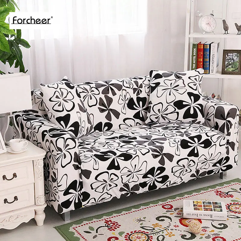 2019 Flower Printing Stretch Sofa Covers Elastic Slipcovers All inclusive Polyester Sofa Cushion Sofa Cover for