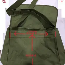 Излишки военная сумка на плечо рюкзак 87 стиль пакет сумка солдат рюкзак Хлопок