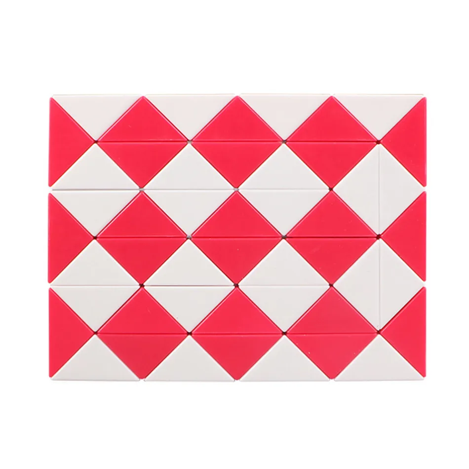 Qiyi 3D Magic Ruler Cube 48 Segments Cubo Magico Snake Twist Cube Puzzle Kid Educational Toys for Children 3