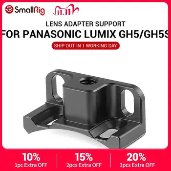 

SmallRig Lens Adapter Support for Panasonic Lumix GH5 / GH5S SmallRig Cage 2049 2016 Designed for Metabones EF Mount to M43 Lens