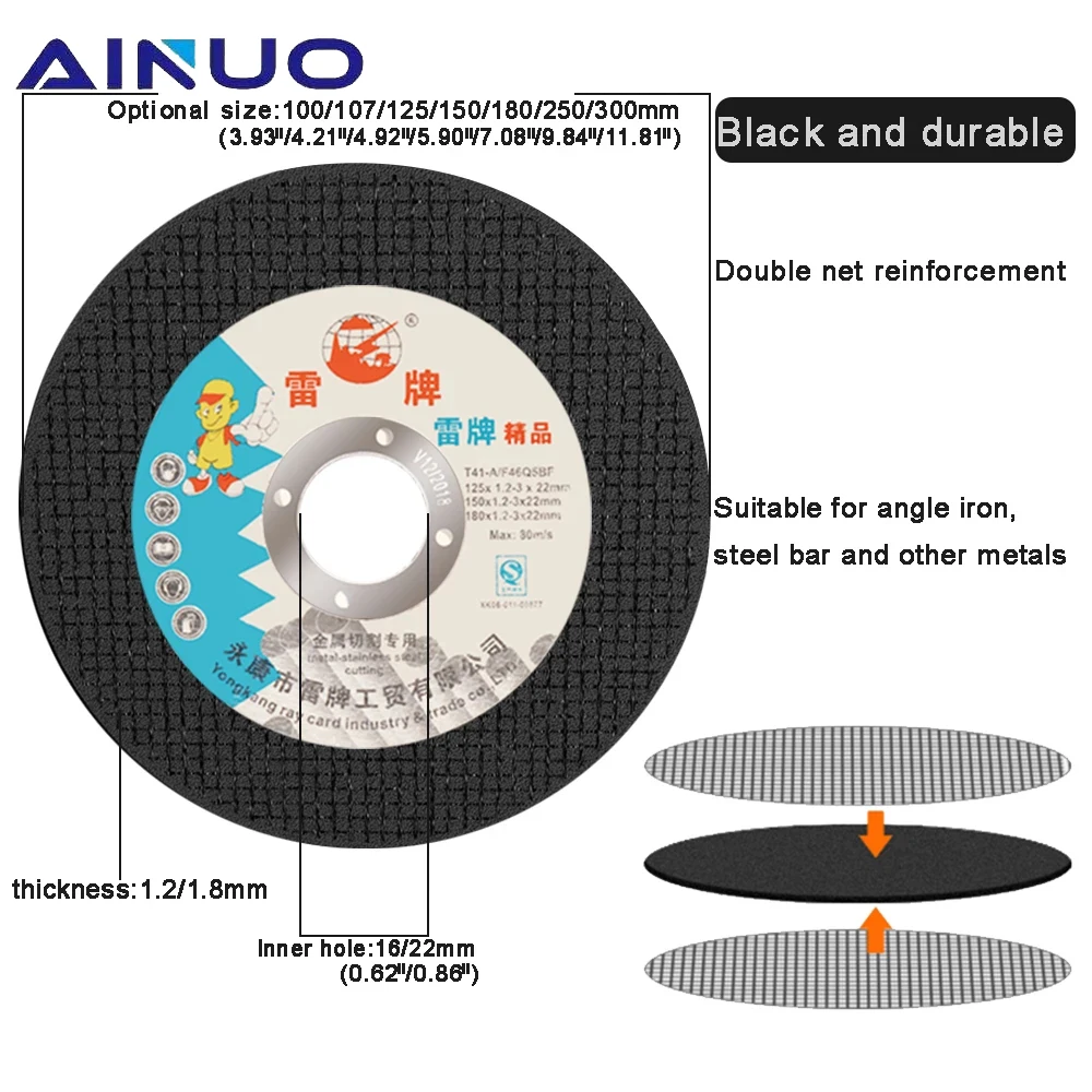 7&ldquo; Cutting Discs Metal Grinding Cut Off Wheels Resin Blade Flap Sanding Disc Angle Grinder Wheel 1-20Pcs