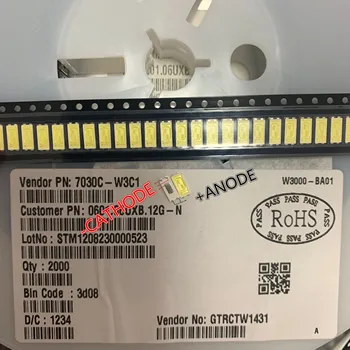 

100PCS AOT LED Backlight High Power LED 1W 6V 7030 Cool white LCD Backlight for TV TV Application