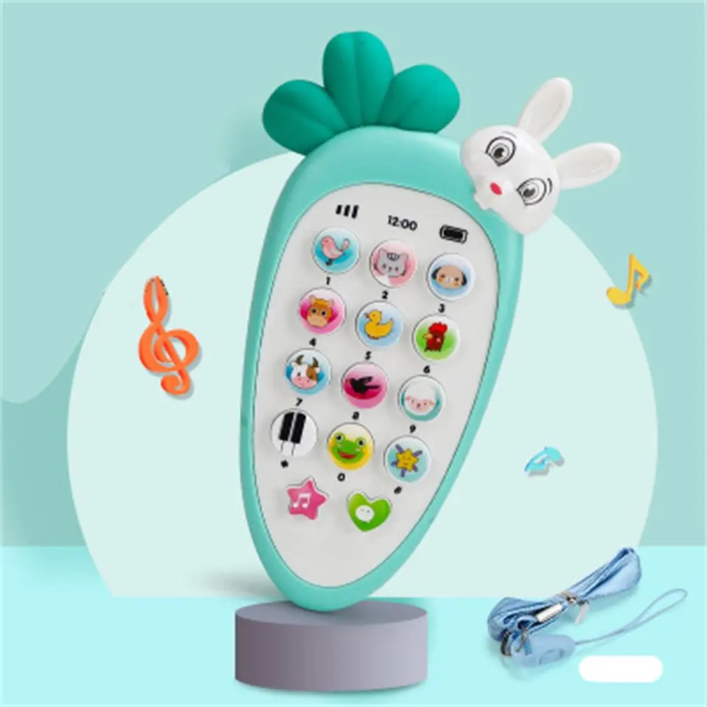 

Baby Electronic Phone Toys Teether Music Early Childhood Educational Toys Multi-function Simulation Phone Toys For Kids Gifts