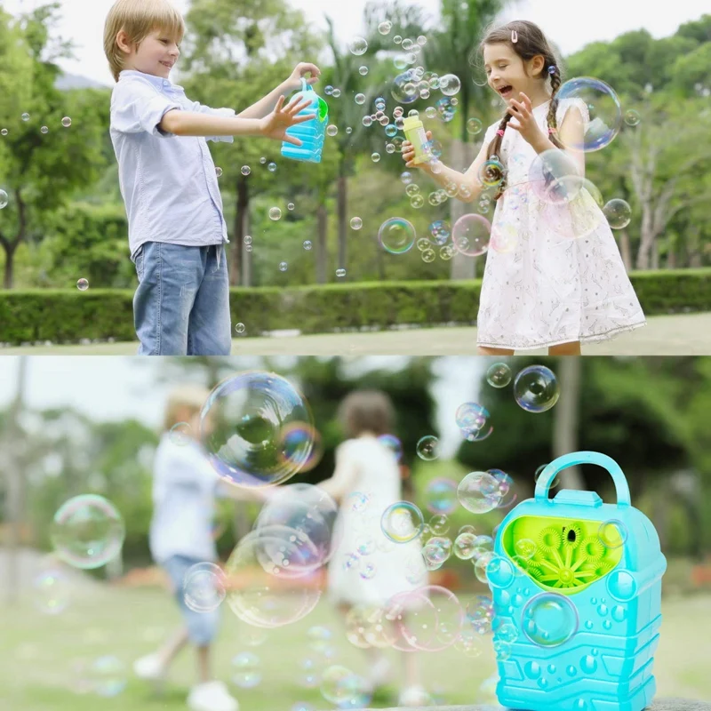 Bubble Machine,Kids Durable Automatic Bubble Blower for Girl and Boy,Simple and Easy To Use Bubble Toy