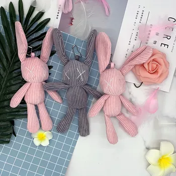 

Baby Corduroy Long Legs Rabbit Shape Plush Doll Toy Pendant Immortal Flower Bouquet Children Stuffed Toys Infant Kid Appease Toy