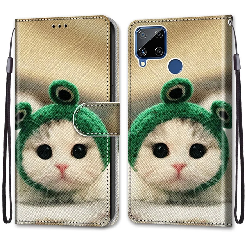 Realme C15,C12,C25,7i全球,Narzo 20,30A #A32青蛙小猫 -1.jpg_.webp