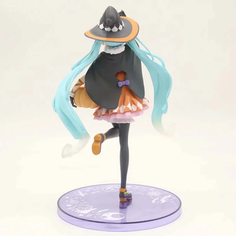 Lensple Hatsune Мику Тыква Хэллоуин Мику Аниме Фигурка девушка Коллекционная ПВХ Модель Кукла Детский подарок Kawaii игрушка с коробкой