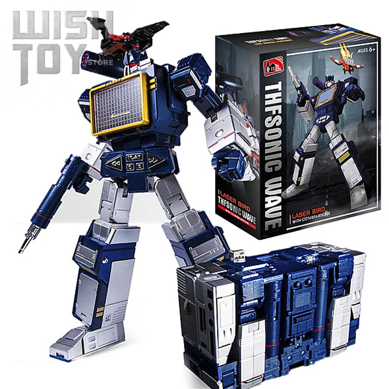 Трансформер G1 THF 01J THF01J Soundwave One Tape Walkman Chef KO MP13 большой размер экшн фигурка из