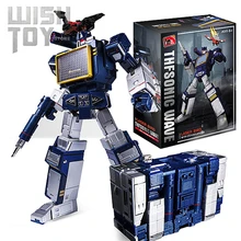 Transformação g1 THF-01J thf01j soundwave uma fita walkman obra-prima ko mp13 oversize liga de ação anime figura robô brinquedos