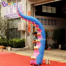 Тема океана 3mH гигантские надувные двойные присоски щупальца осьминога для продажи/щупальца осьминога воздушный шар для демонстрации игрушек