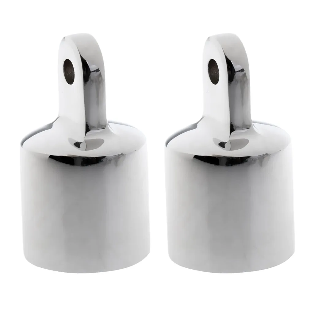 2x Boat Yacht Eye End Cap Bimini Top Fitting Heavy Duty Stainless Steel 22mm 2x Boat Yacht Eye End Cap Bimini Top Fitting Heavy Duty Stainless Steel 22mm