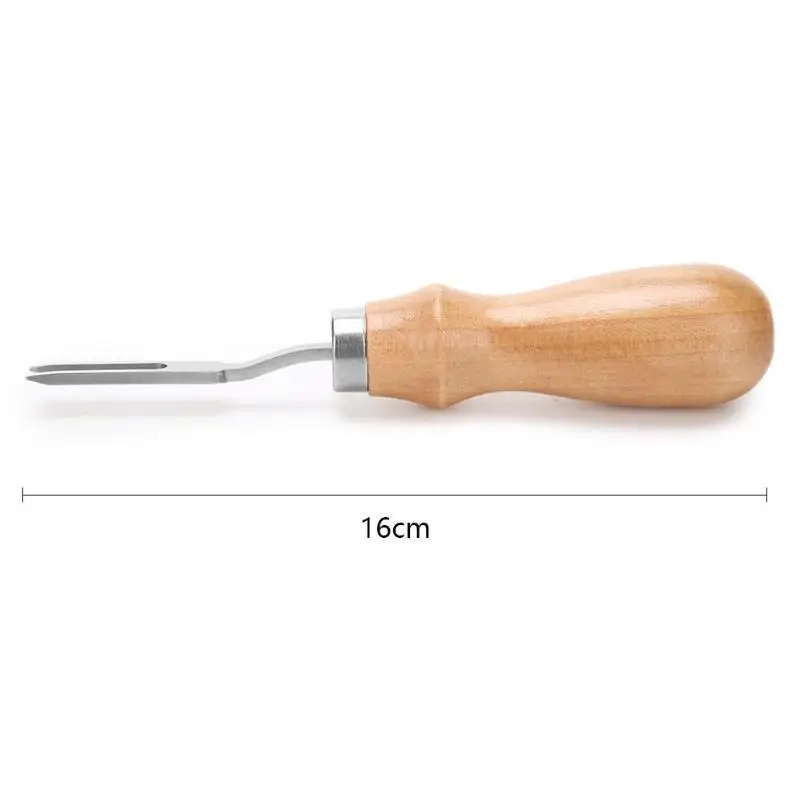 Leather Craft Edge Beveler Skiving Beveling Knife DIY Handmade Leather Edge Shovel Leather Trimming Knife Cutting Craft Tool