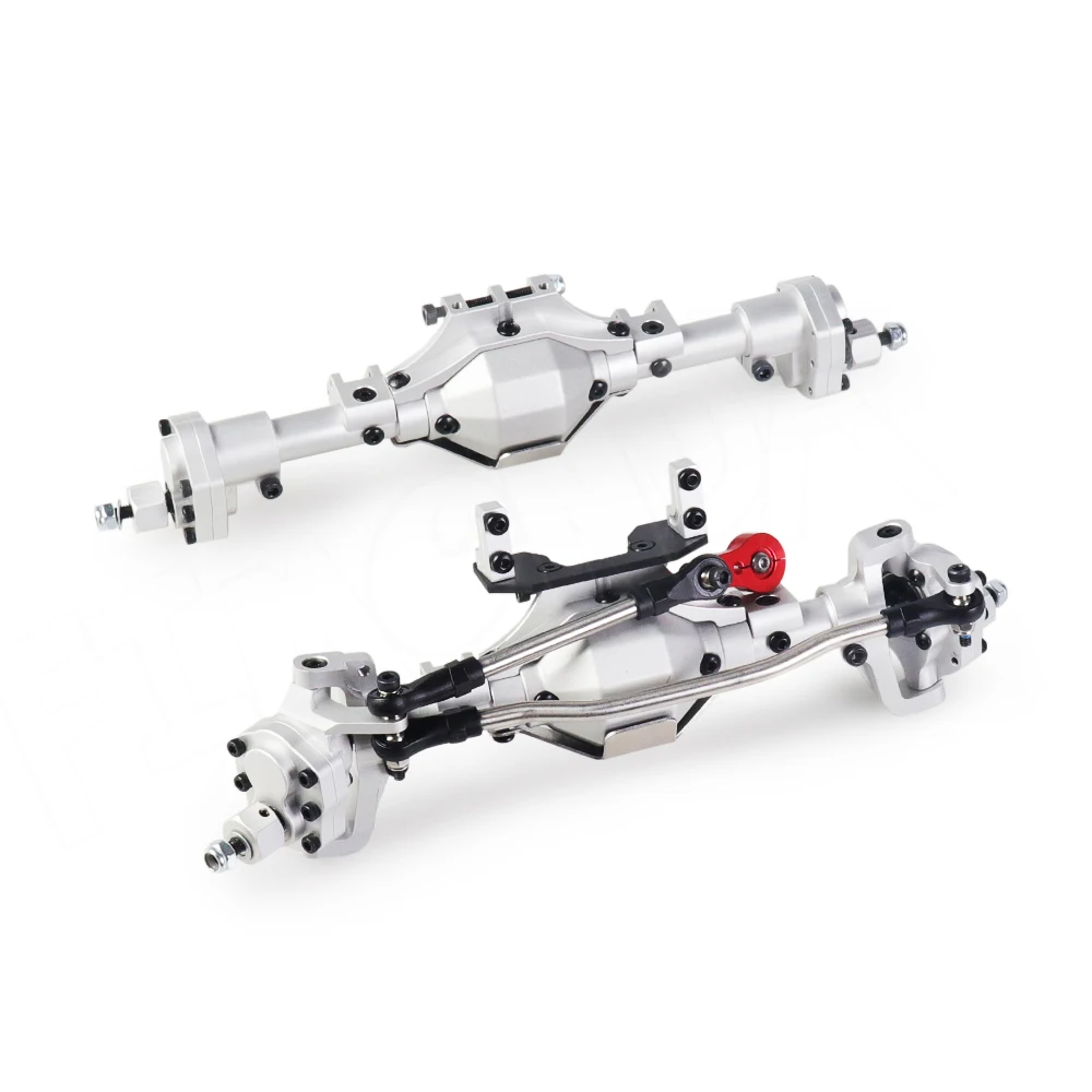 CNC Complete Front Rear Axle for 1:10 RC Rock Crawler AXIAL SCX10 II 90046 90047
