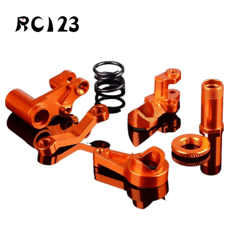 

# 6845X сплав рулевые накладки сервопривод Набор для RC Traxxas 1/10 Slash 4x4 нержавеющий штамп детали для модификации Новый ENRON