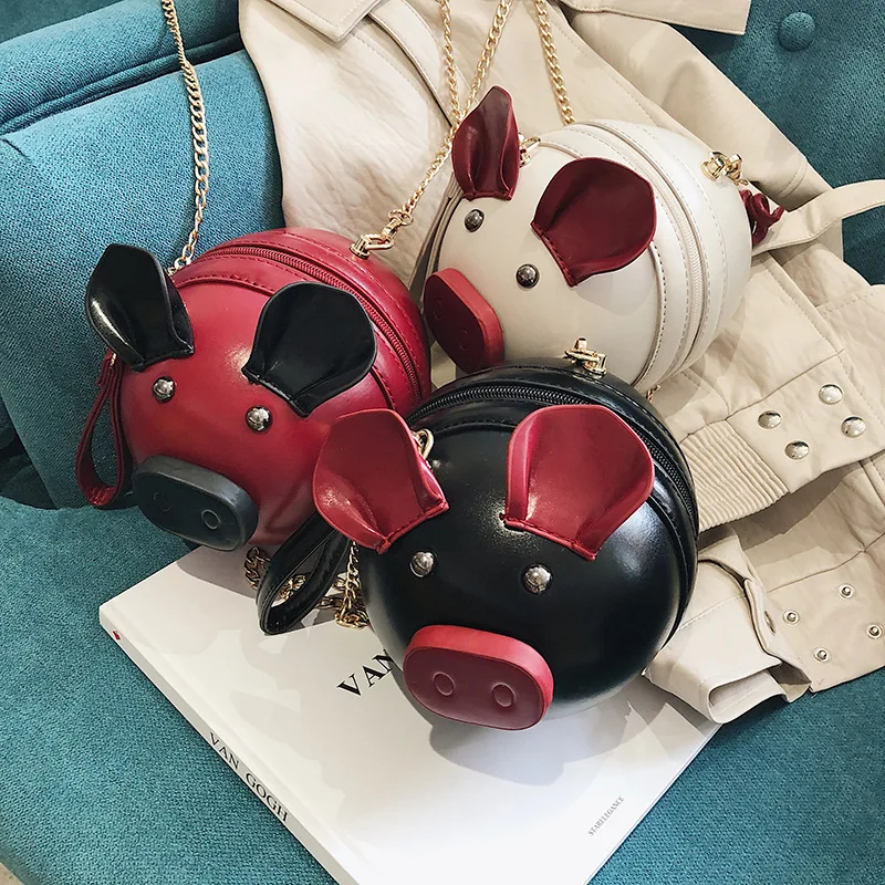 

JIULIN In the summer of 2019 the year of the Pig rolled with a small round bag a lovely impingement color a single shoulder